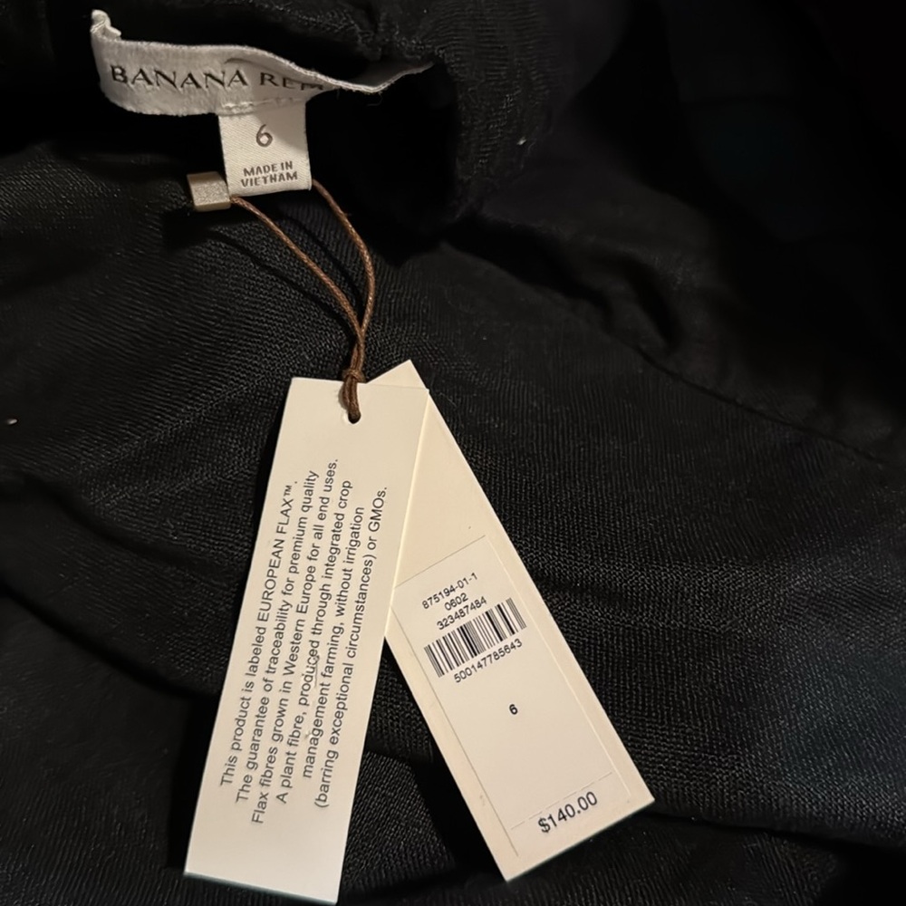 NWT! Banana Republic Mid-Rise Kick-Flare Linen Ankle Pant - Size 6 #875194 - Picture 5 of 5